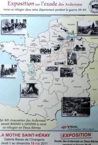 l'exode des rfugis des Ardennes en Deux-Svres entre 1940 et 1945