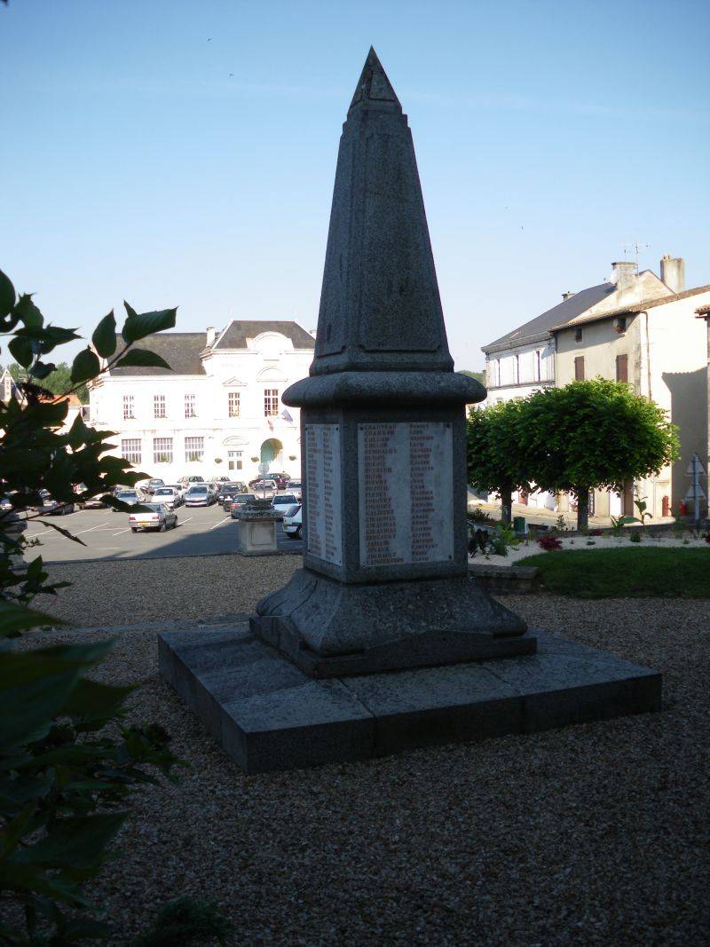 Monument aux morts de La Mothe saint-Hray.