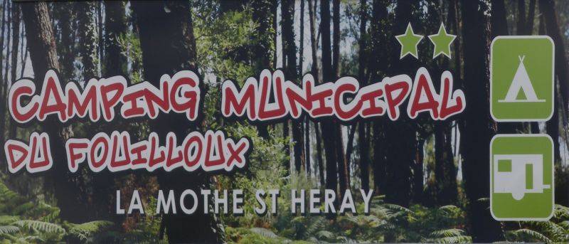 Camping municipal de La Mothe saint-Hray.