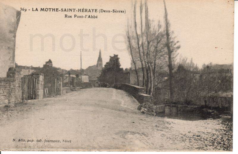 Les rues de La Mothe saint Hray.