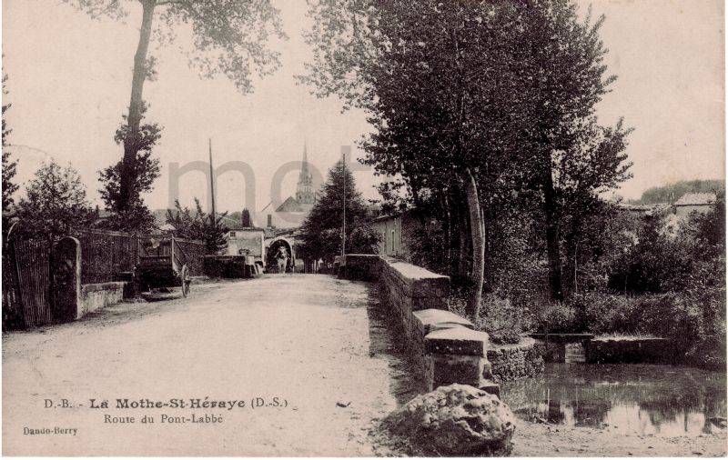 Moulins et pont l'abb de La Mothe saint Hray