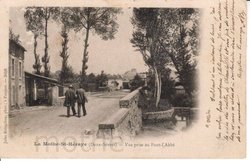 Moulins et pont l'abb de La Mothe saint Hray
