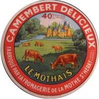 Etiquette de fromage de La Mothe Saint Héray