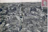 Vues aérienne de La Mothe saint-Héray