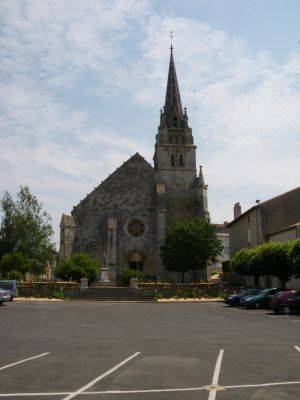L'église de La Mothe saint-Héray