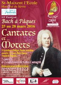 Affiche Bach à Pâque 2016.