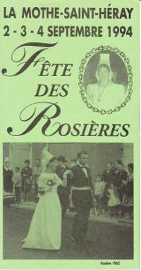 Dépliant rosière 1994.
