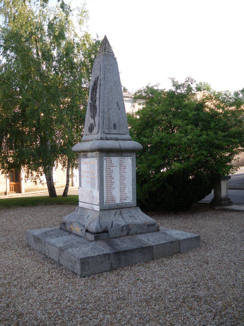 Monument aux morts de La Mothe saint-Héray.
